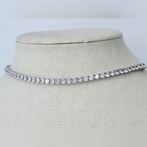 Silver Round Crystal Bracelet NWT #2392